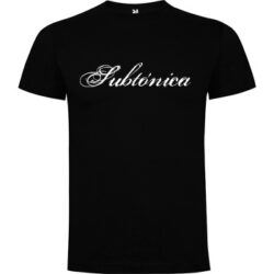 Camiseta CHICO Subtónica NEGRA (pecho)